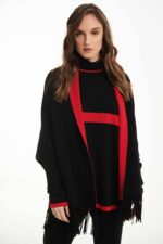 FRINGED CLOAK.