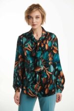 PRINTED SHIRT WITH TIE