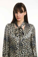 ΦΟΡΕΜΑ ANIMAL PRINT ΜΕ ΔΕΣΙΜΟ ΣΤΟΝ ΛΑΙΜΟ - Image 3
