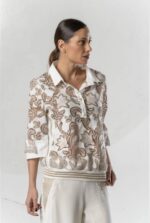 ΜΠΛΟΥΖΑ ΜΕ ΛΟΥΛΟΥΔΙΑ ΚΑΙ ΔΑΝΤΕΛΑ - Image 3