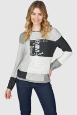 ΠΟΥΛΟΒΕΡ ΔΙΧΡΩΜΟ ΜΕ ΣΤΑΜΠΑ - Image 3