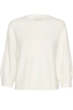 ΠΟΥΛΟΒΕΡ ΚΟΝΤΟ ΜΕ 3/4 MAΝΙΚΙΑ ΚΑΙ ΑΛΥΣΙΔΑ STRASS ΣΤΗ ΛΑΙΜΟΚΟΨΗ - Image 4